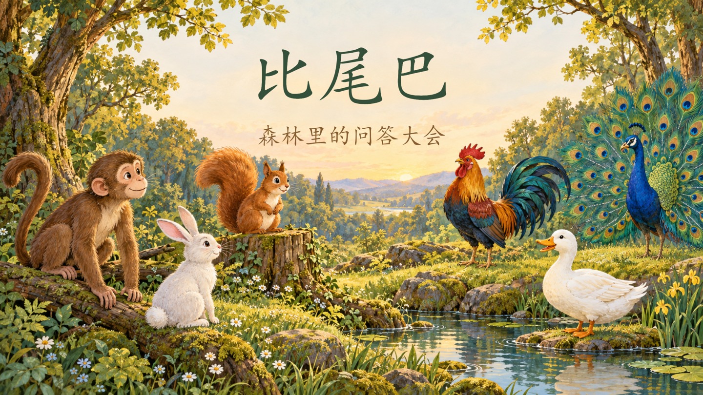 走进森林大会,复习词语实际课件画面