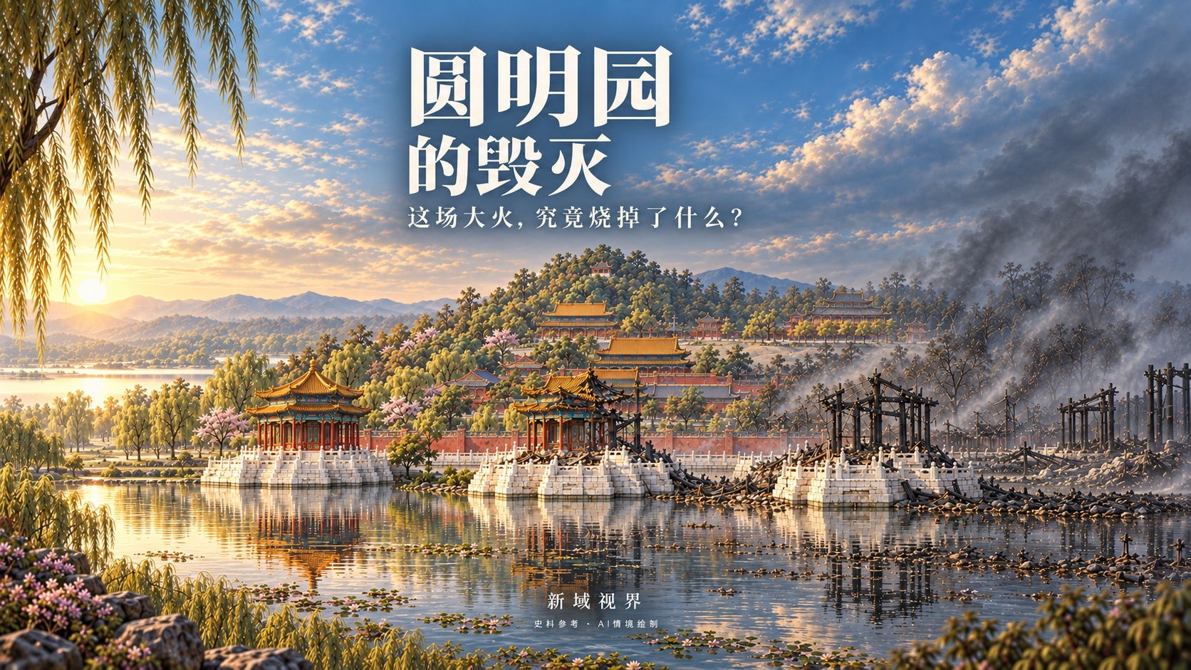 圆明园的毁灭课件封面